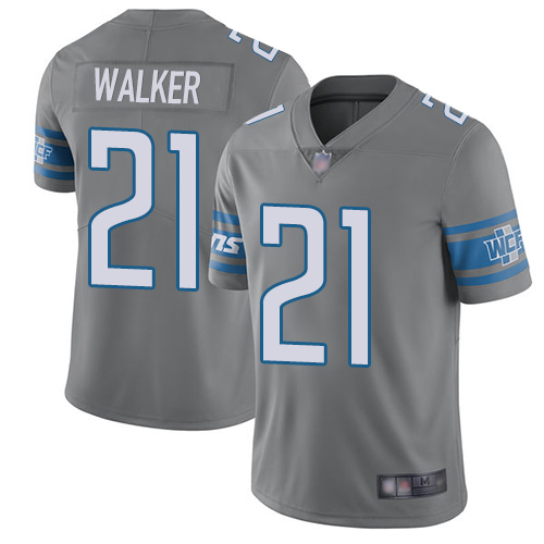 Detroit Lions Limited Steel Youth Tracy Walker Jersey NFL Football 21 Rush Vapor Untouchable